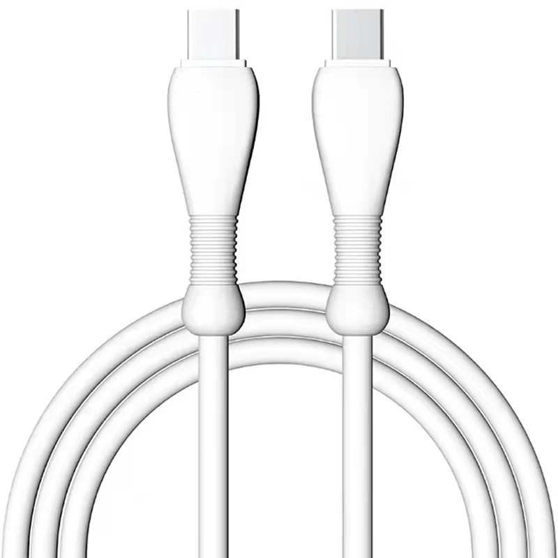 

cell phone cable computer cables C TO C100W type c cable fast charging, White