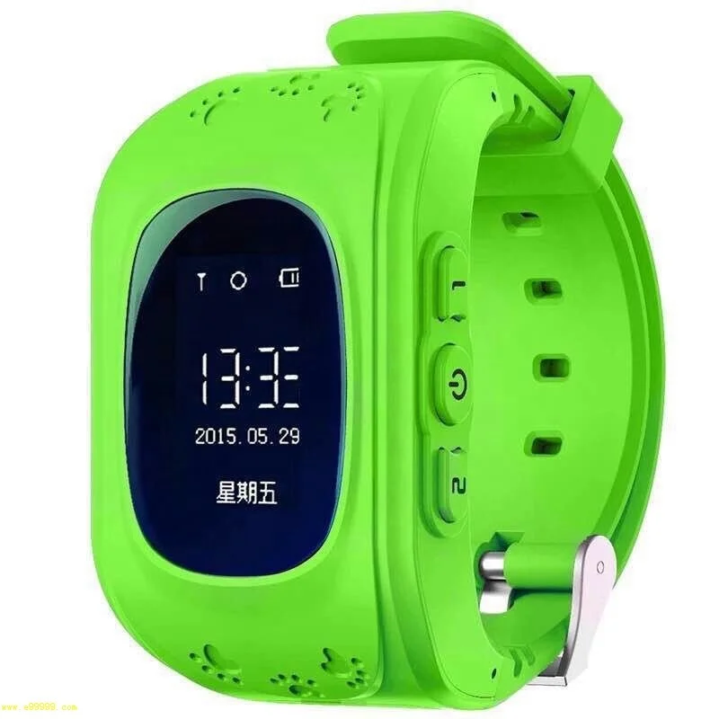 

Hot LCD Screen LBS Q50 Smart Watch GPS Finder Children Location SOS Call Electronic Baby Kids Watches Q50, Pink,blue,black,green,white,dark blue,fan color