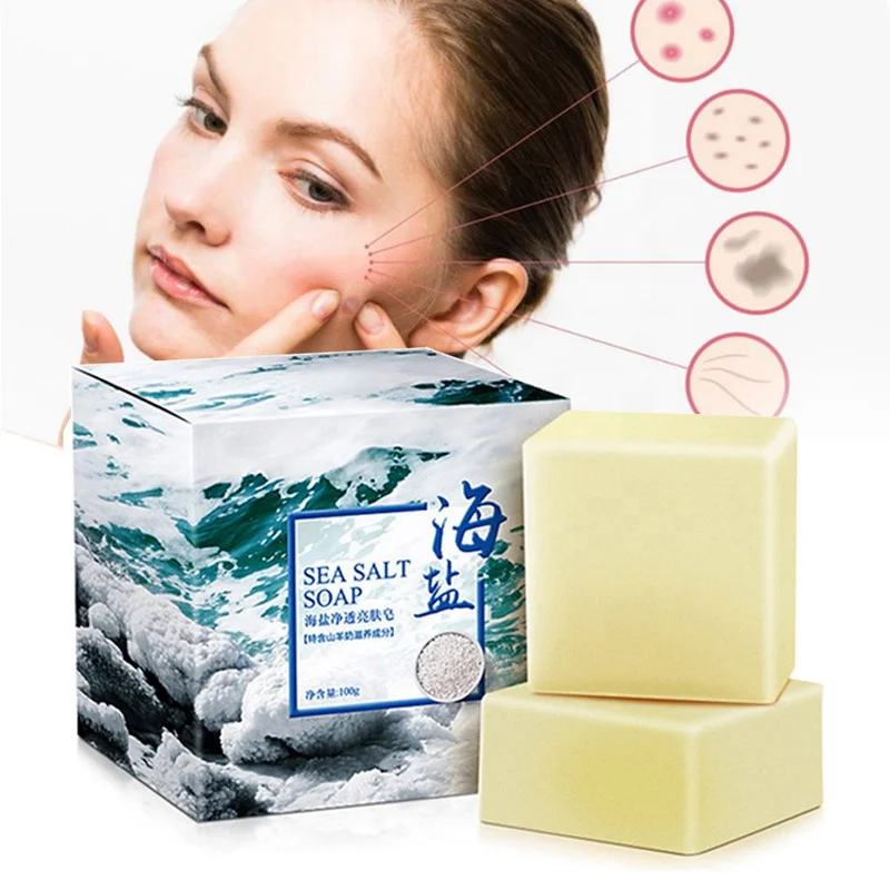 

New design Base Whitening beauty personal care Blackhead blanchiment facial wash anti Bleaching exfoliating glycerol Soap