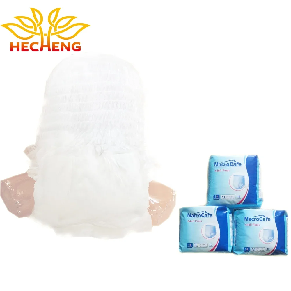 

Import White Color Macrocare Cheap Adult Plastic Pants