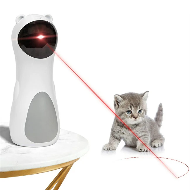 

New Battery Powered 5 Random Pattern Fast Slow Light Flashing Model Automatic Laser Pointer For Cats