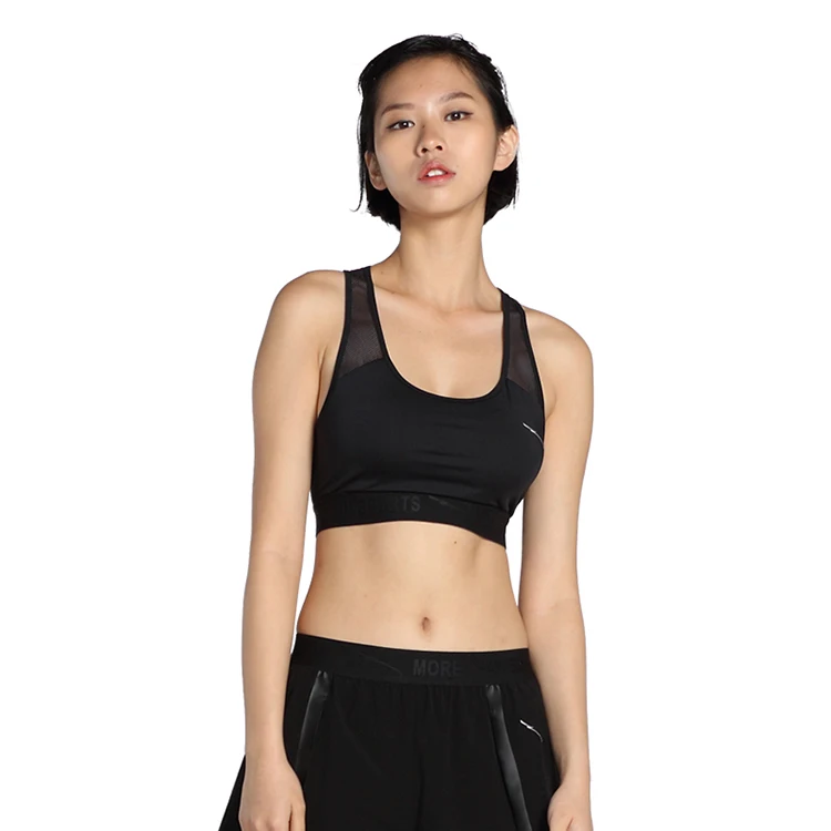 

Bestseller basic strapless mesh yoga fitness bra women custom high quality padded cup Sports Top Bra, Customized colors