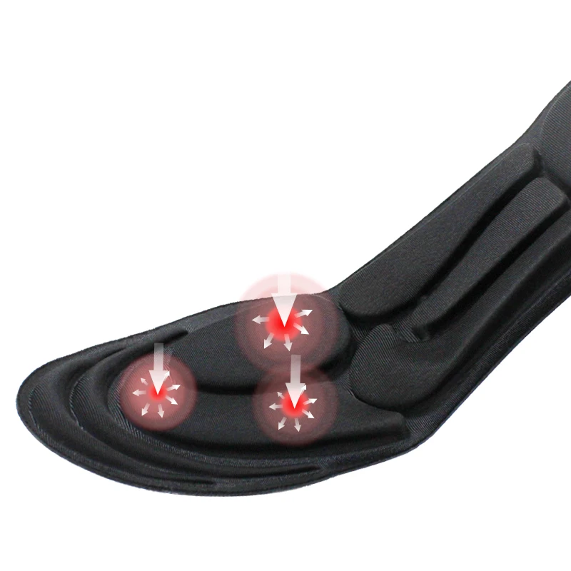 

high quality Air cycle massaging shoe inserts foot balance system Arch insoles, Black /gray