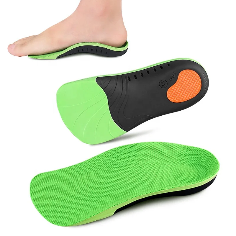 

3/4 orthotic shoe insoles PU plantar fasciitis Shoes Everyday foot orthotics arch support insoles foot drop plantar insoles, Customized accept
