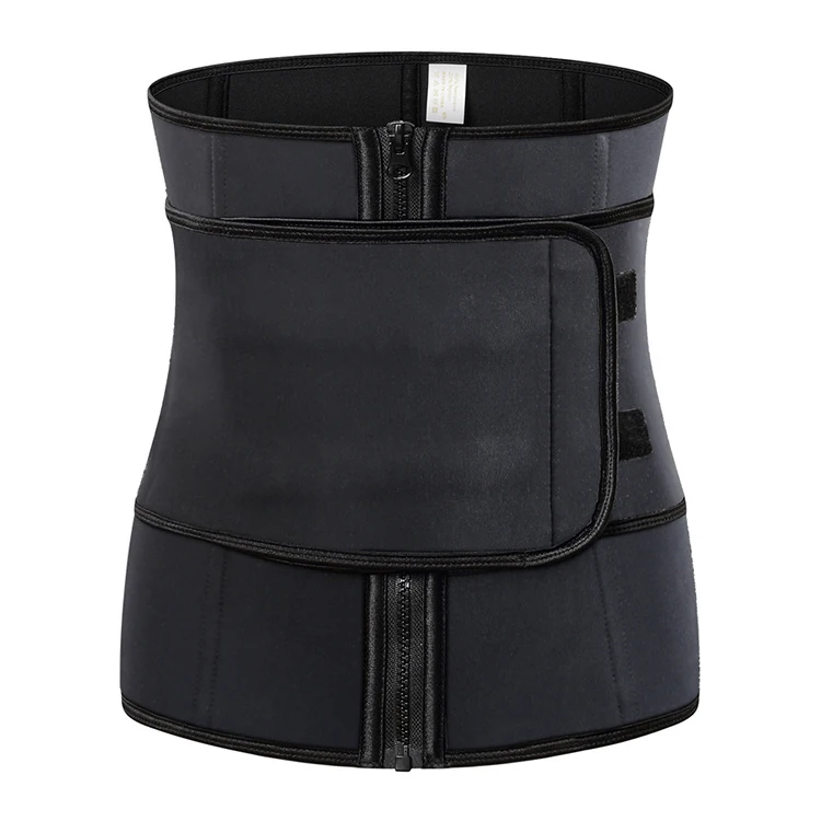 

Black Corset Waist Trainers for Women Plus Size Neoprene Double Waist Cincher Ladies