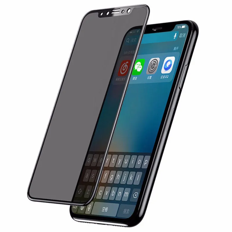 

top quality full cover anti spy screen protector for iphones, Crystal clear