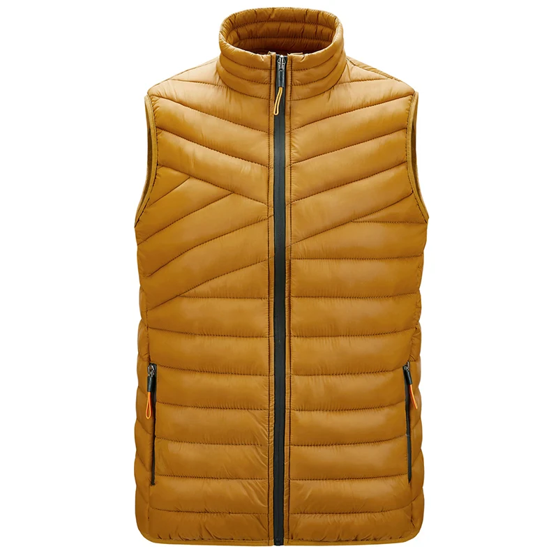 

OEM Custom Wholesale Nylon Winter Waistcoats Puffer Padded Cotton Mens Vest