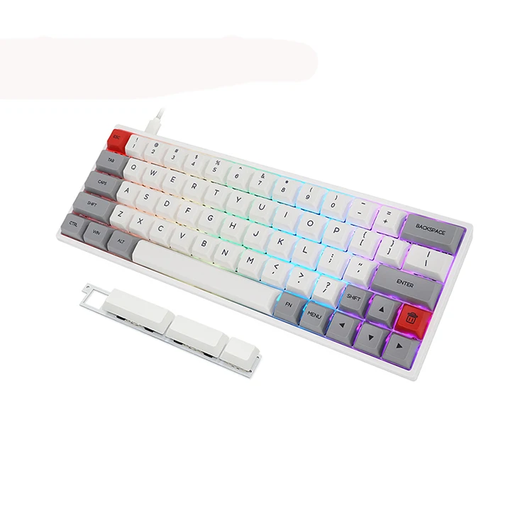 

64/66 Keys 60% USB Wired Wireless Gaming Mechanical Keyboard