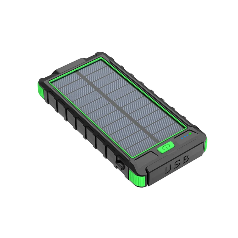 

solar power bank 10000mah model 801 Portable mobile phone 10000mah quick charge 3.0 qi wireless charger power bank