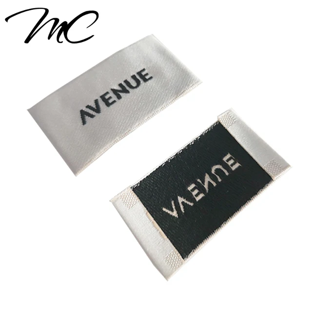 

2023 New Product Fashion Printed Own Logo Woven Label tag For care Garment Label