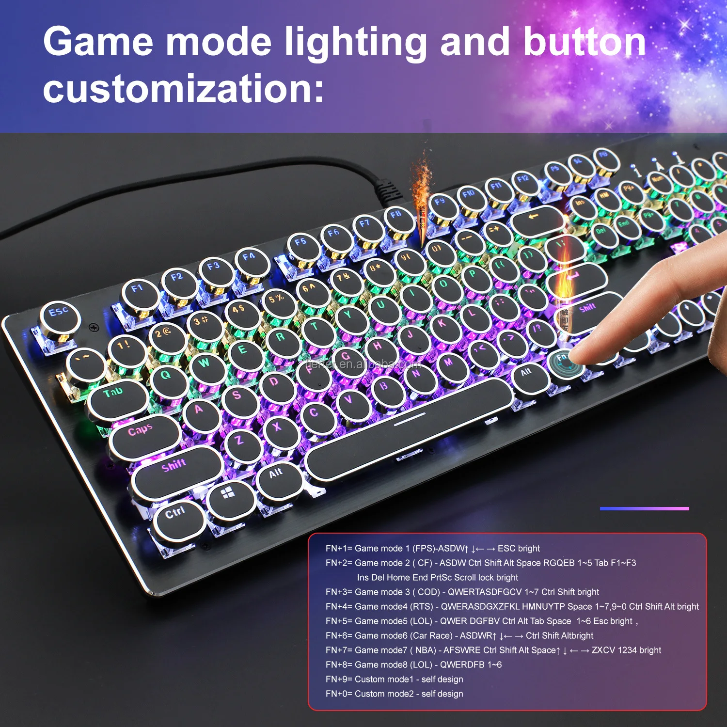 High Quality Gaming Keyboard Teclado Mechanical Keyboard Gamer Rgb