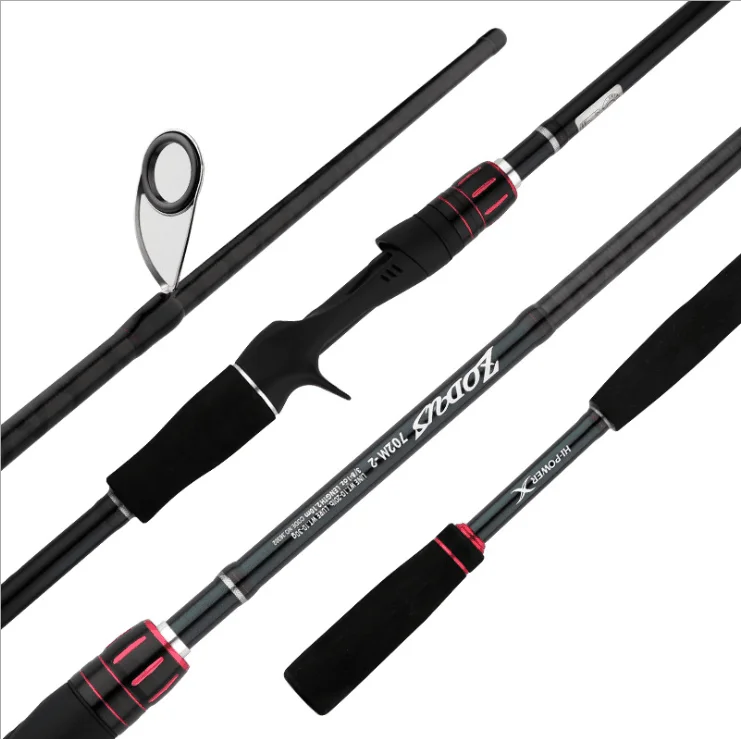 

new design 2.1m high carbon fishing rod carp sea saltwater fishing rods jigging, Black