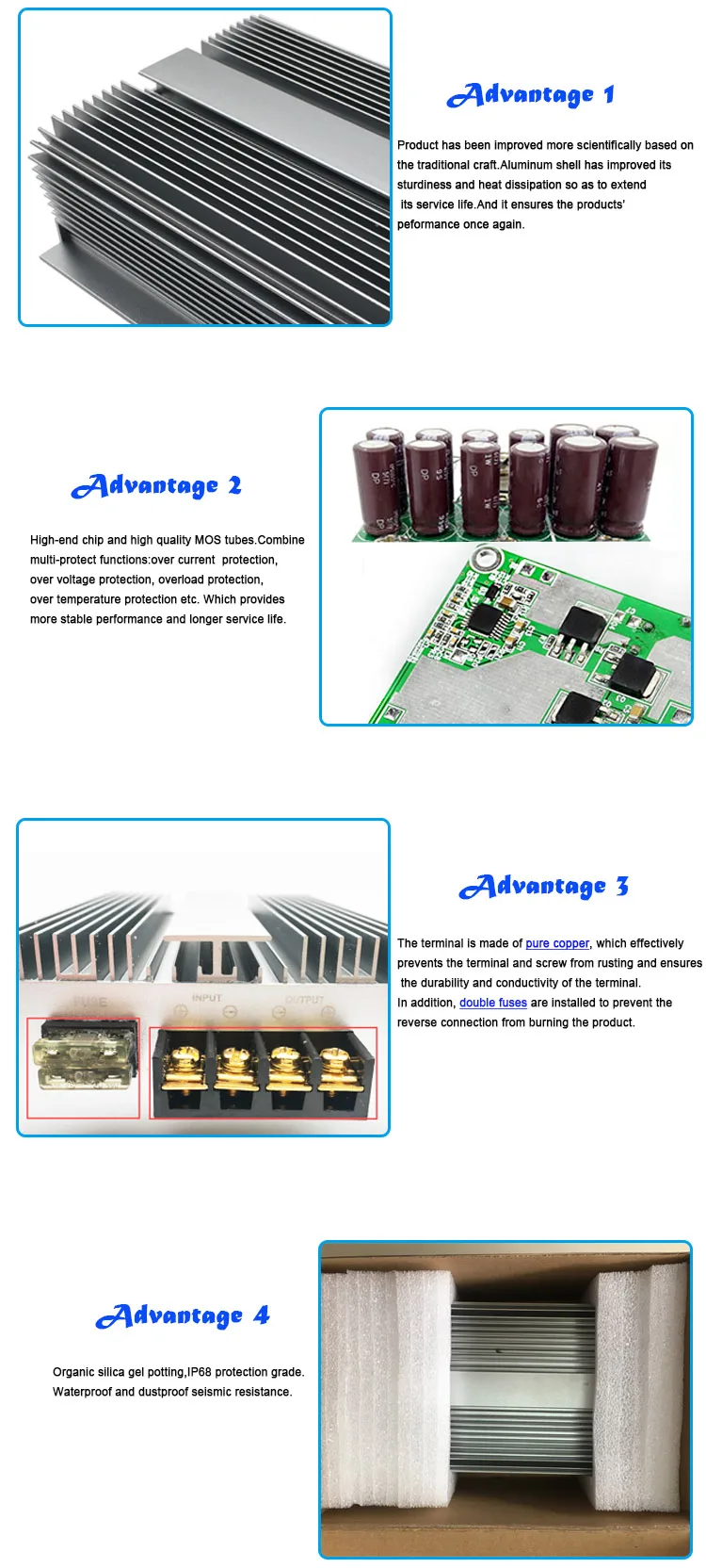 80v to 24v 1000w dc converter