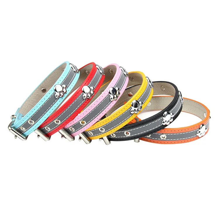 

Manufacturer 2023 cat outdoor collar dog riveted reflective pet collar