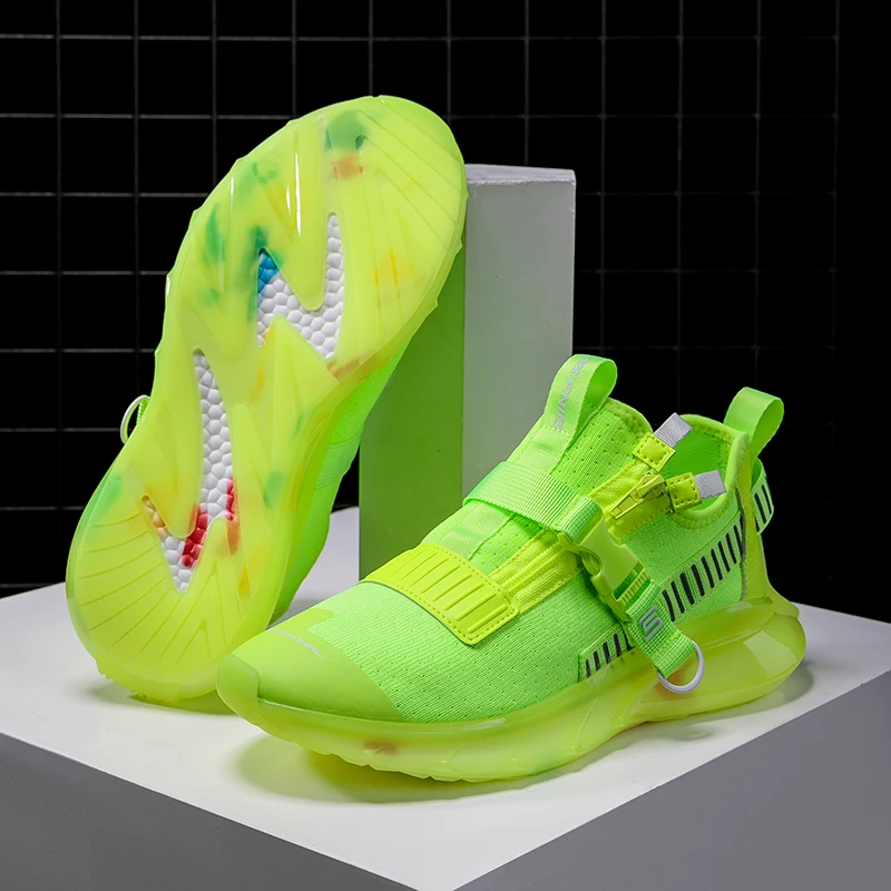 

2020 New Thick-soled E-TPU Trendy Shoes men Sports Casual Shoes, Black,yellow,white/yellow,green