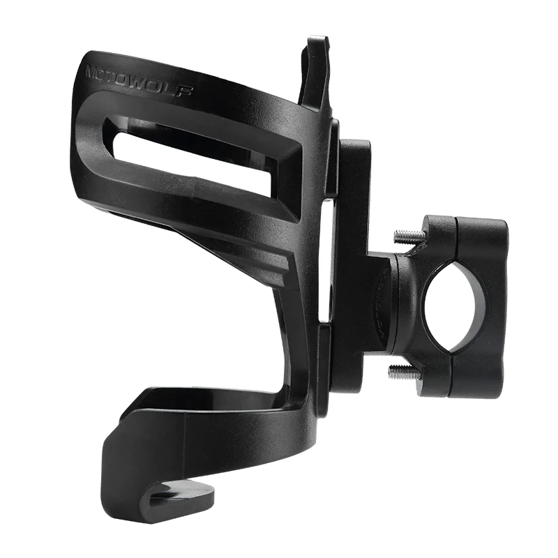 

MOTOWOLF Plastic Mountain Road Bike Lightweight Universal Cup Holder Quick Release Water Bottle Holder, Black