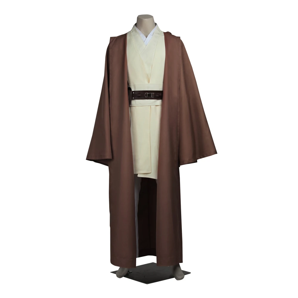 

StarWar Obi- Wan Kenobi Cosplay Costume Adult Halloween Christmas Costume Set 3351, Photo