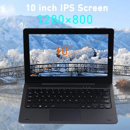 

IN Stock 2 in 1 Detachable keyboard Netbook computer z8350 IPS Laptop Win 10 mini Tablet PC