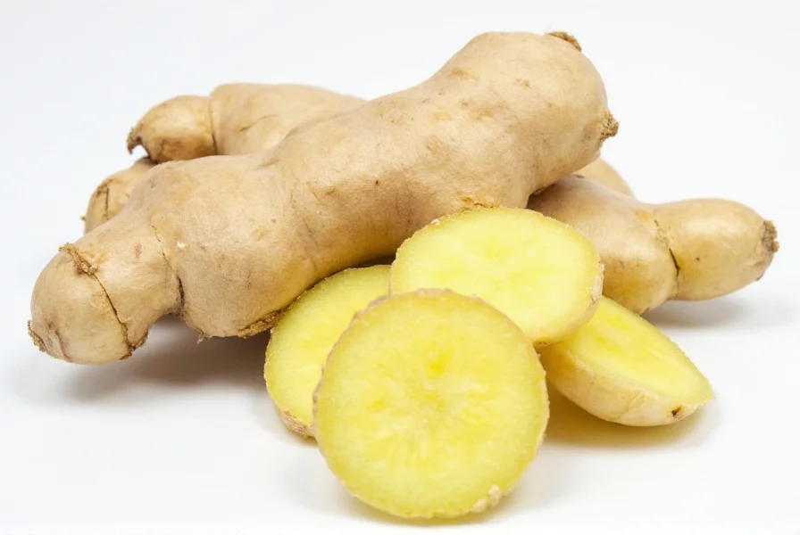 Fresh ginger root stored in refrigerator in airtight container