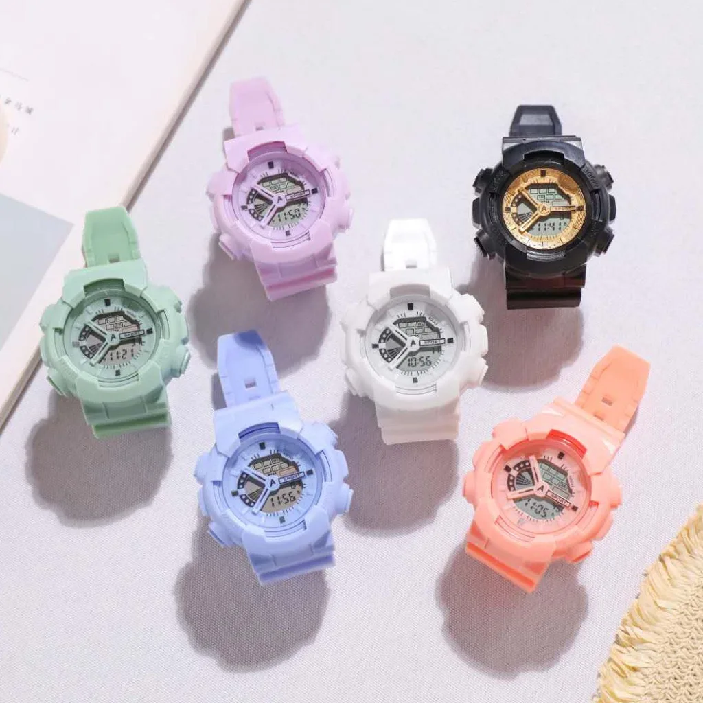 

New hot selling unicorn electronic watch adult students multi-function waterproof calendar luminous alarm clock electronic watch, 5 colors