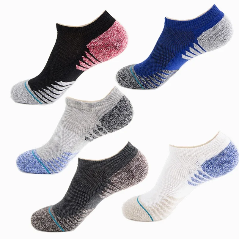 

Best Quality Sports Socks Men Black Custom Print Logo Compression Ankle Sock, White or custom