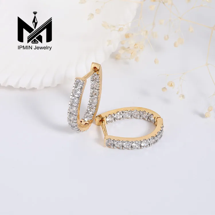 

2019 latest earrings gold and silver earrings luxury women earrings