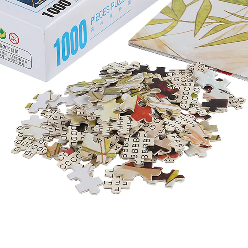 wooden Jigsaw puzzle 1000 pieces world famous painting adult children toys home decoration collect Assembling puzzles toy