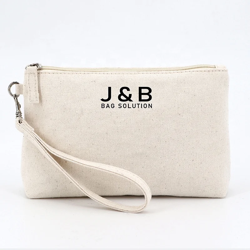 

Natural Recycled Travel Cosmetic Pouch Linen Canvas Makeup Bag with Zipper Promotion Cotton Calico Beauty Cosmetics Make up Bag, Natural or as your request