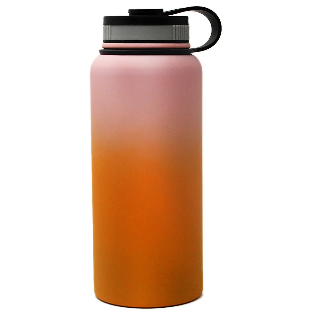 

Eco friendly customized logo smart gym food flask thermos for outdoor sport stainless steel water bottle