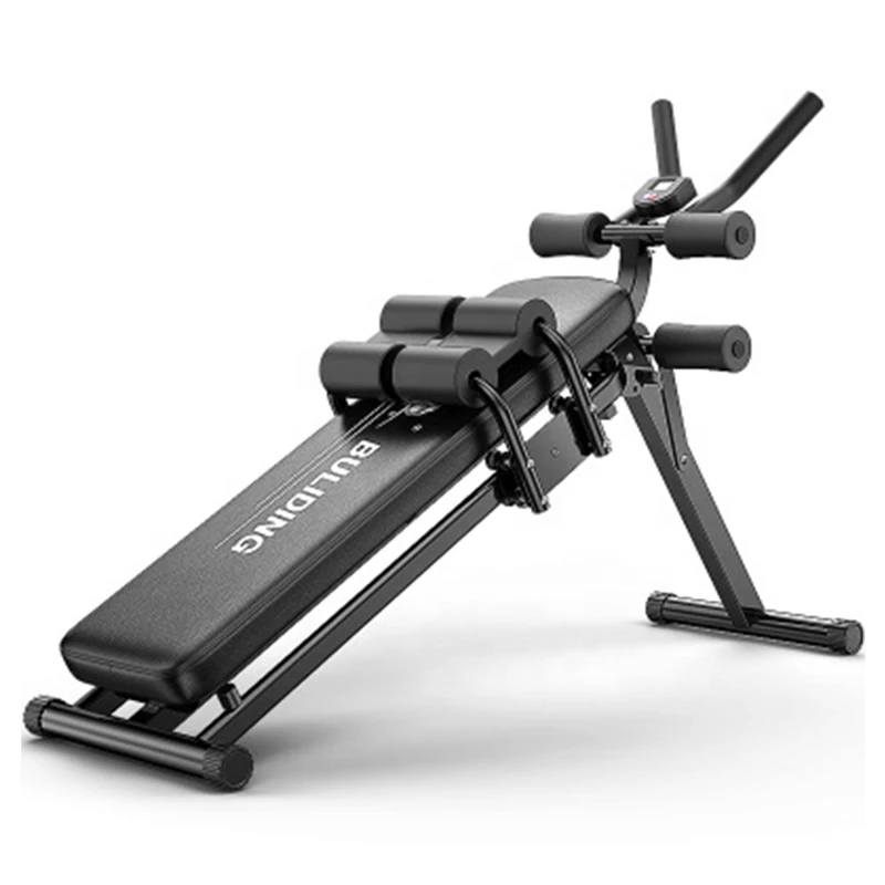 

gym equipment Strength Training Fitness weight lifting press bench, Black/white