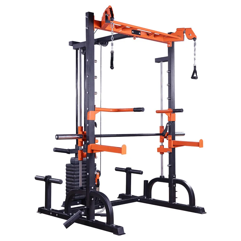 

Counter balanced Smith machine comprehensive training equipment fitness equipment household multi-functional squat bench press