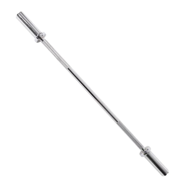 

Wholesale Commercial gym straight weight weightlifting gym OB 20 kg barbell bar, Black,silver