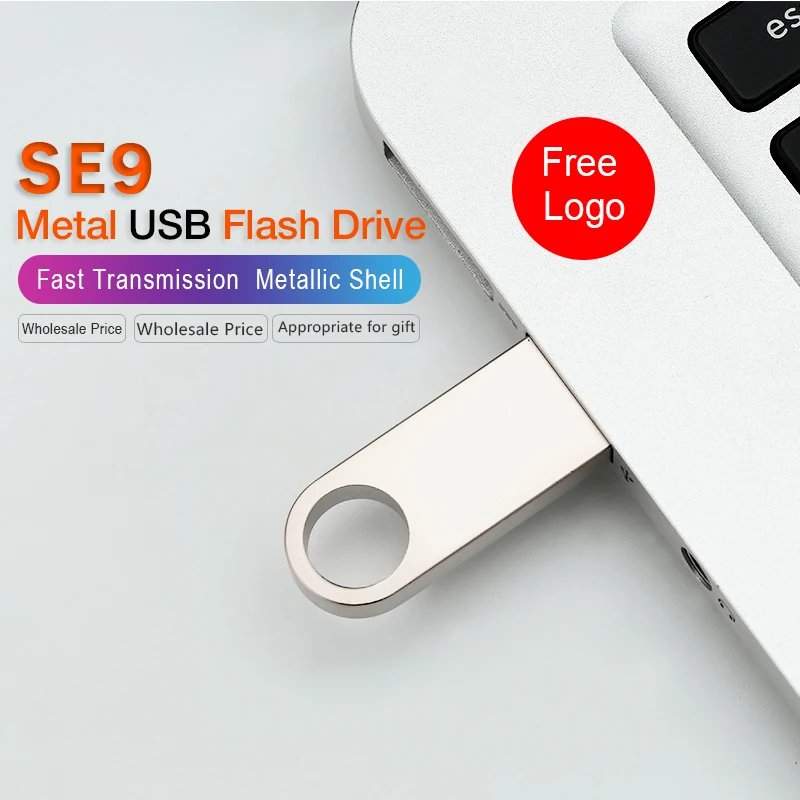 Stainless Steel USB 2.0 Pen Drive 32GB Flash Drive 8GB 16GB Pendrive USB Memory Stick with Keychain Flash Drive - ANKUX.COM