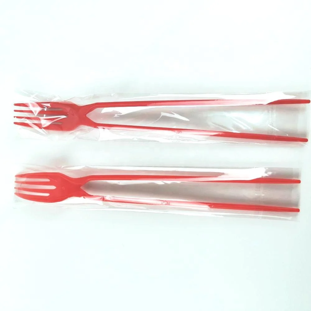 

New Design Plastic Chopsticks fork Integrated Design Conjoined Chopsticks and Fork For Restaurant or Home Daily, Red