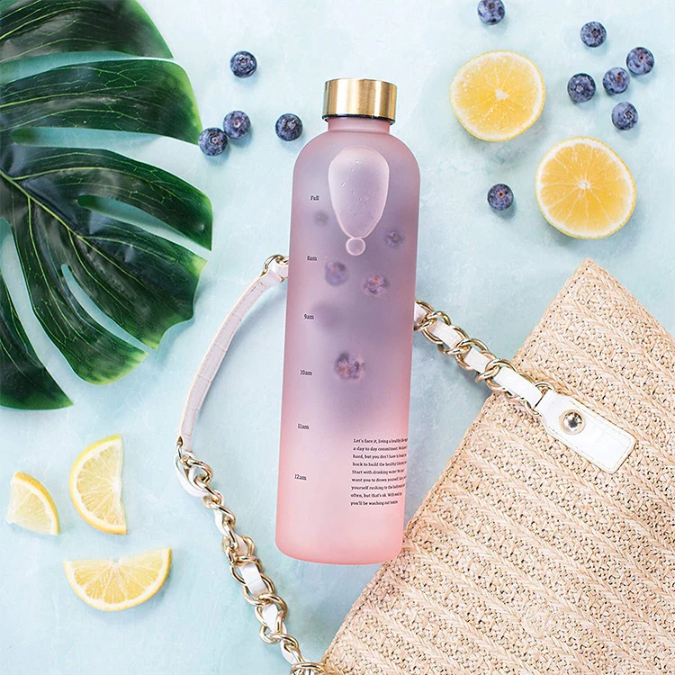 

BPA Free Wholesale Tritan Drink Water Bottle Stocked Plastic Bottle Sports With Straw Lid water bottle mugs