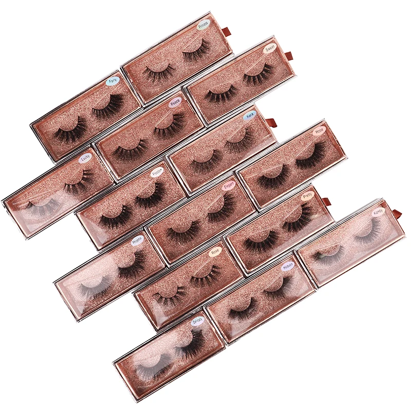 

New Arrival wispy mink lashes 3d mink eyelashes wholesale vendor bulk, Natural black