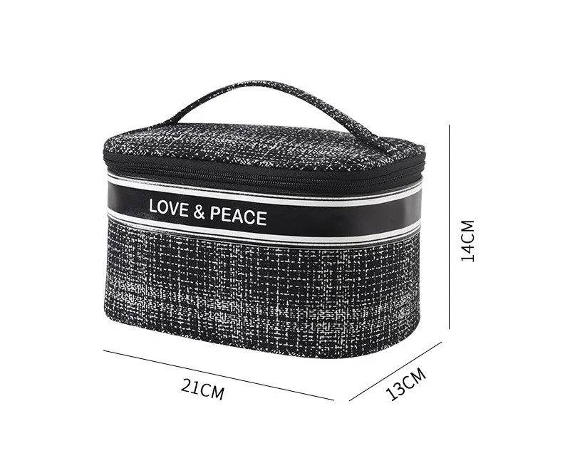 

Women Makeup Bag Beauty Box Travel Toiletry Wash Bag Portable Tools Organiser Storage Large Capacity Cosmetic Case for Daily Use, Picture