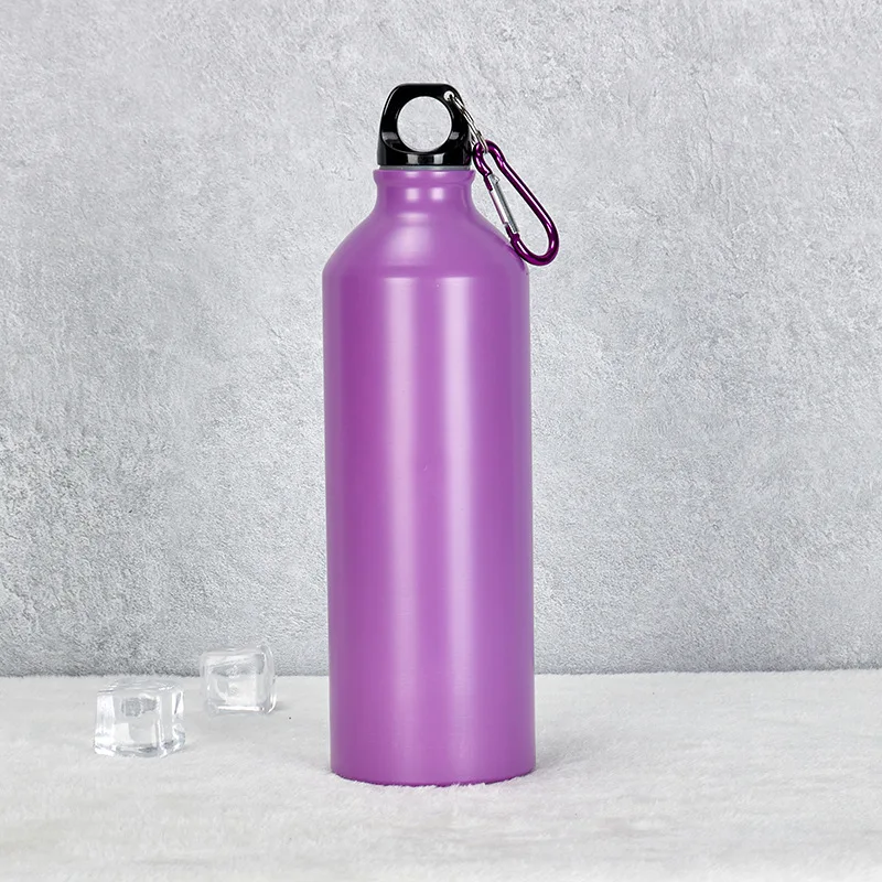 

Hot Sales BPA Free Customized Logo Color Metal aluminum Single Wall Sport Bottle, Customized color acceptable