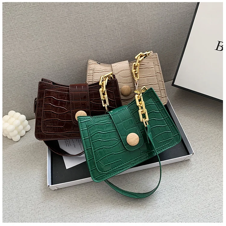 

L264 trending retro pu leather women purses multifuntion stone grain handbag luxury cross body underarm satchels, White, green, black, beige, brown