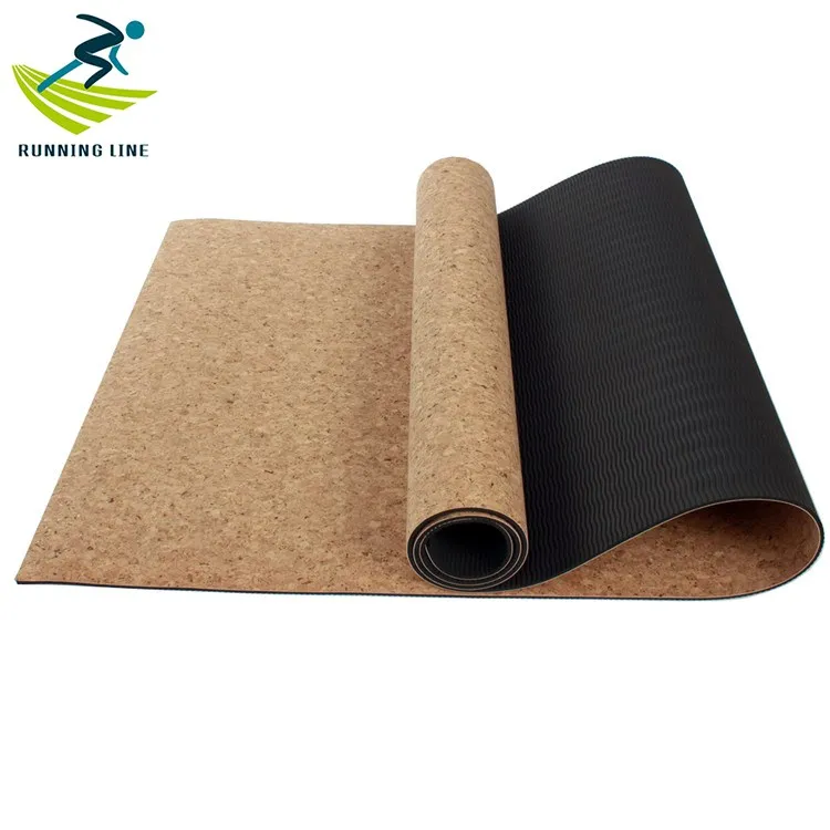 

Cheap Private Label TPE Eco Friendly Custom Natural Organic Sustainable Cork Yoga Mat