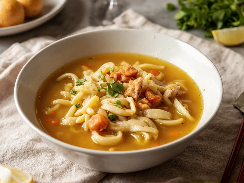 Chicken Noodle Soup with Rice: Recipe & Key Differences