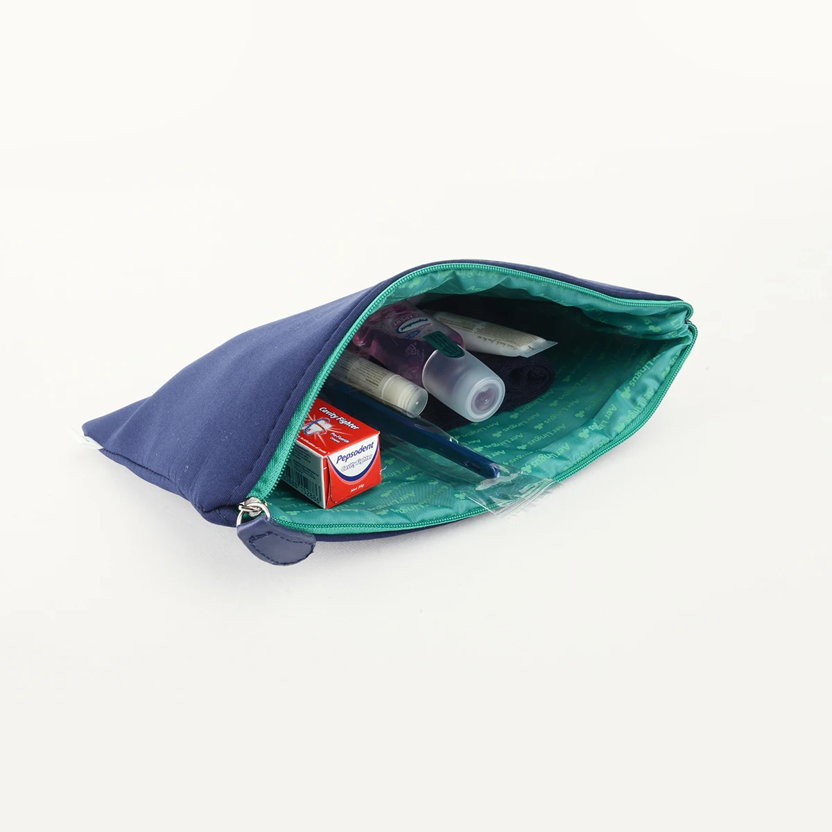 Disposable Toothpaste Toothbrush Promotional Airplane Travel Wash Bag