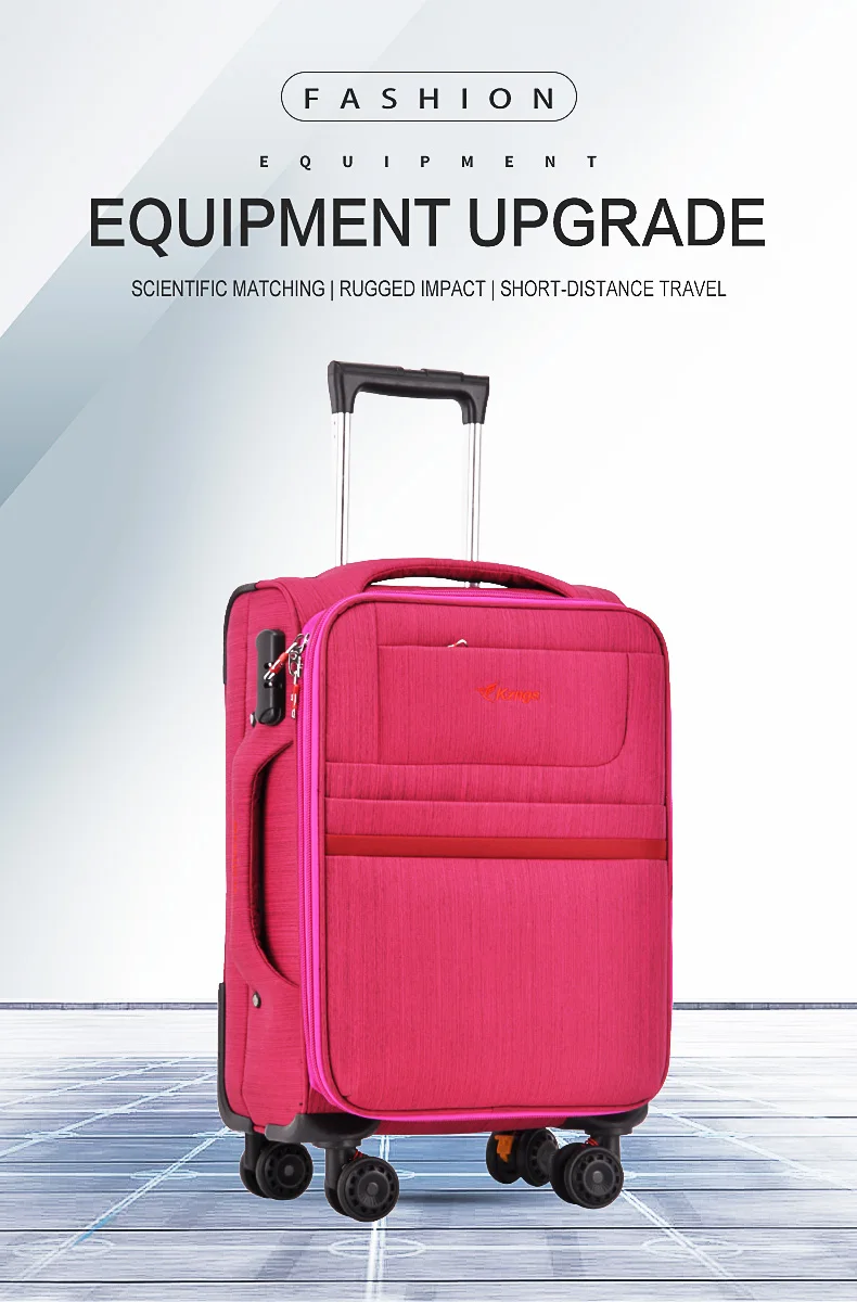2020 Nuevas Maletas De Nylon Suave Al Por Mayor Jovencita Linda Rosa Bolsa  De Viaje Trolley Equipaje De Mano Con Ruedas De Freno - Buy Llevar En El  Equipaje De Mejor Viajes