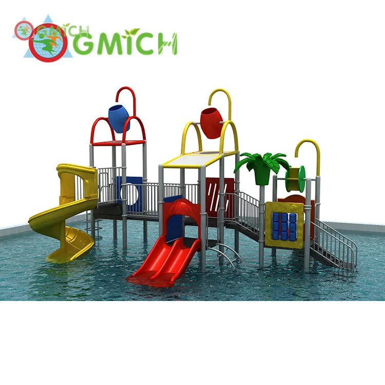 

New design water slide challenger game tube water slide kids playground in swimming pool JMQ-010101