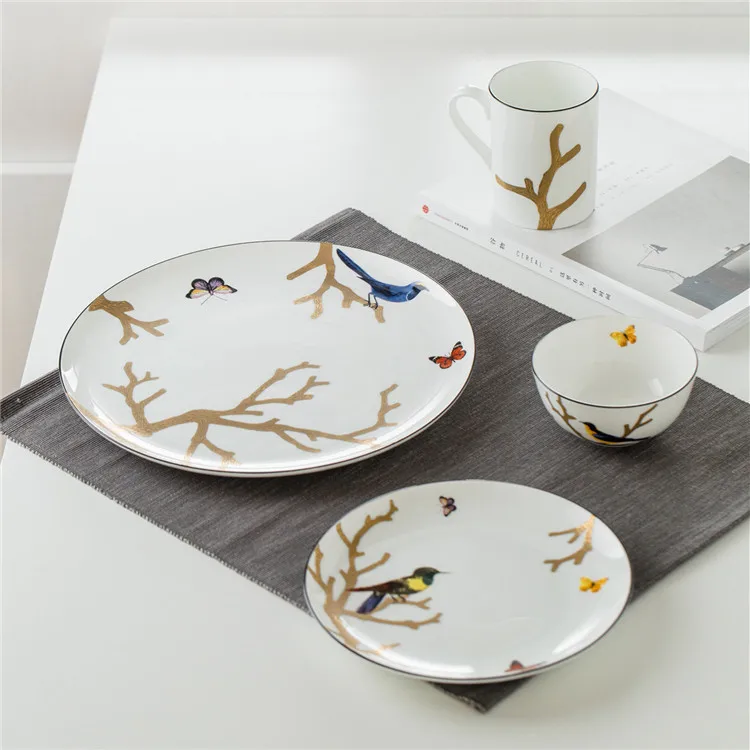 

Wholesale popular design 16 pcs dinner tableware nordic dinner sets for weddings, Customized color