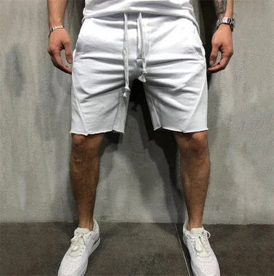 

Men loose Short Trousers Fitness Bodybuilding Jogger Mens Brand durable Sweatpants Fitness Workout Shorts