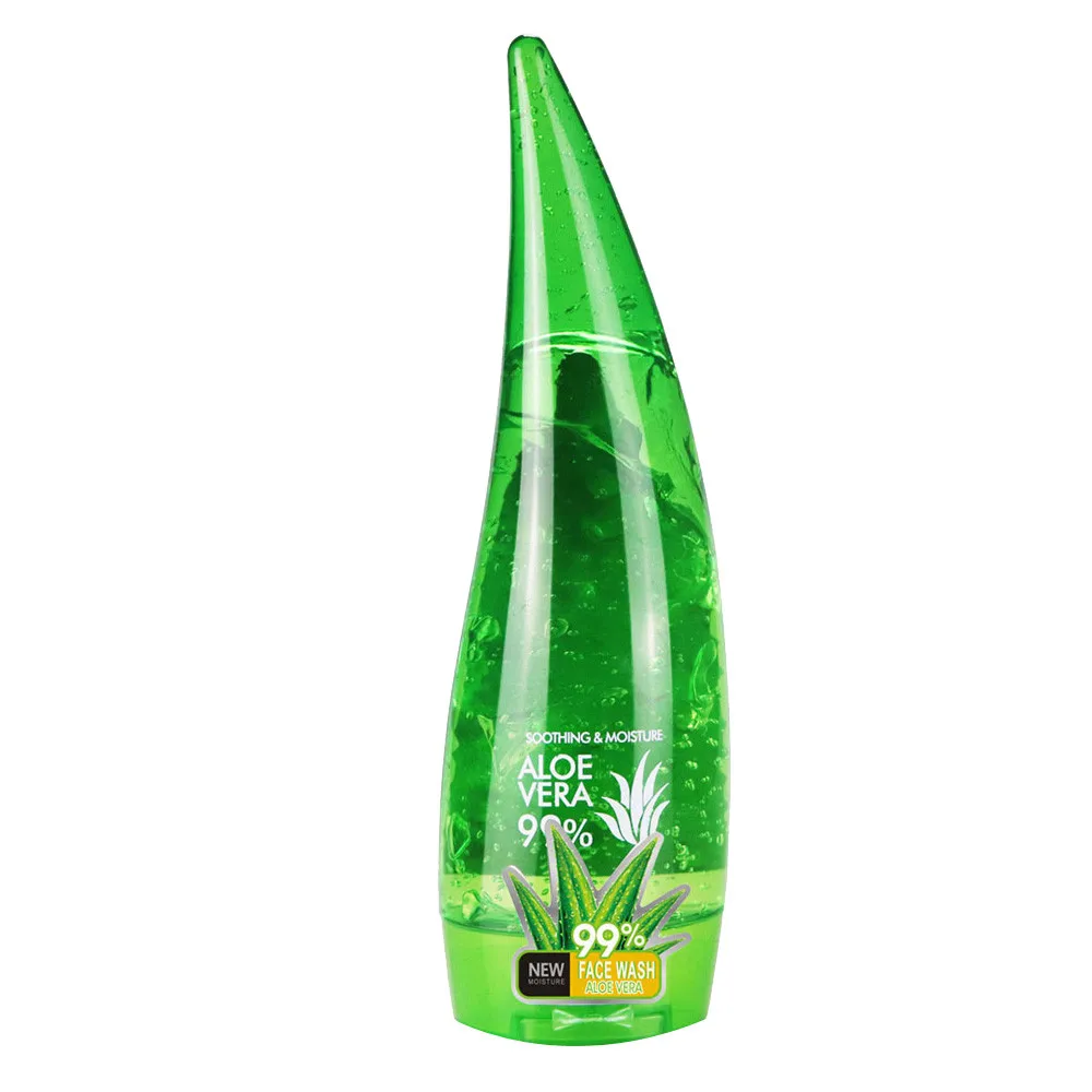 aloe vera gel as face wash