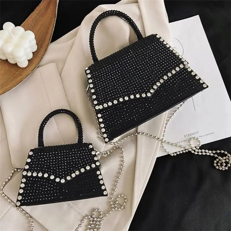 

Diamonds Design Mini Bags Women Purse Cute Chain Shoulder Handbag For Women Rhinestone Purse Handbags