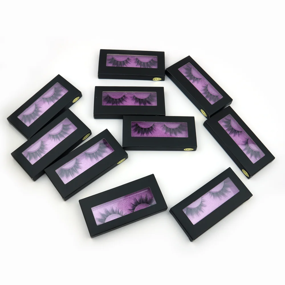 

Free black lash box High Quality Own Brand Private Label 100% Real Mink Lashes Wholesale 3d 5d False Mink Eyelashes Vendor