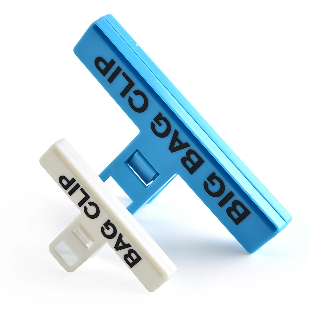 
Large and Mini Plastic Chip Clips,Bag Clips,Set of 2 